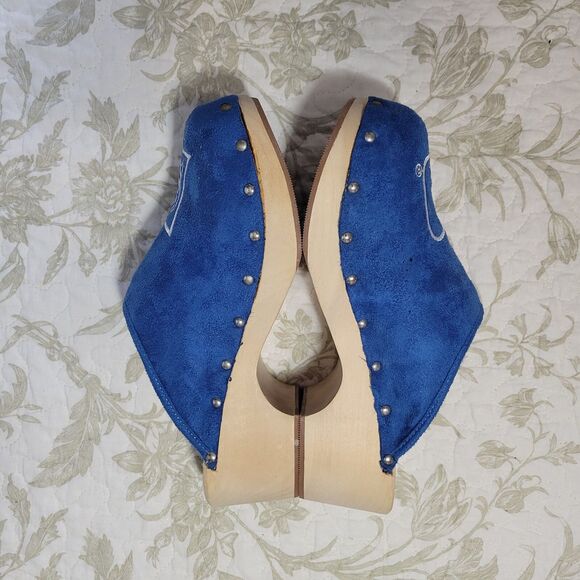 Duke University Blue Devils Clogs Womens Size 6 Blue - Picture 5 of 6